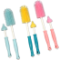 Silicone Feeder Bottole and Nipple Cleaning Brush - 1 set[Any Color]