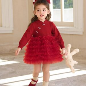 বেবি গার্ল কেক ড্রেস 🌸 Baby Girl Cake Dress 👗
