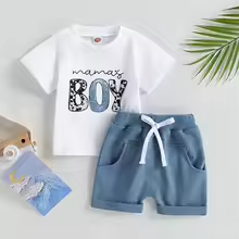Baby Boy T-Shirt & Shorts Set | Summer Outfit